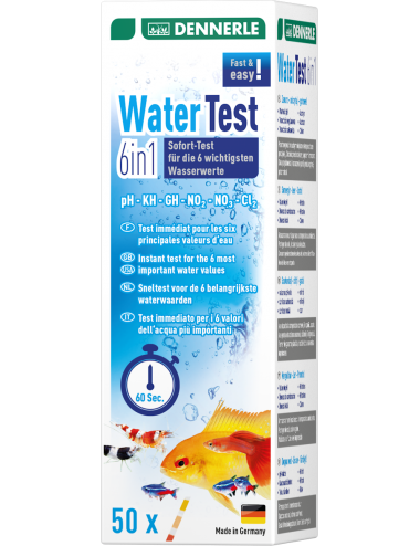 DENNERLE - WaterTest 6in1 - Strip tester