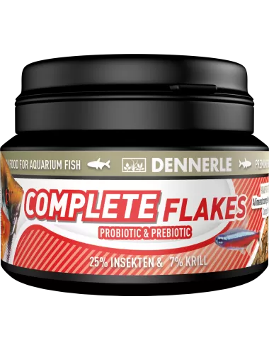 DENNERLE - Complete Flackes - 100ml - Aliment complet pour poissons