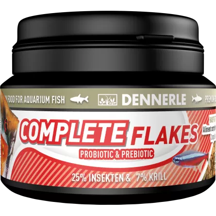 DENNERLE - Complete Flackes - 100ml - Aliment complet pour poissons