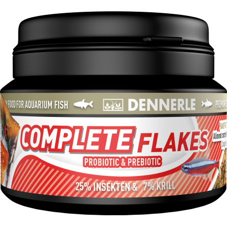 DENNERLE - Flackes Completos - 100ml - Alimento completo para peixes DENNERLE - Flackes Completos - 100ml - Alimento completo para peixes