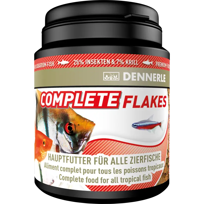 DENNERLE - Complete Flackes - 200ml - Aliment complet pour poissons