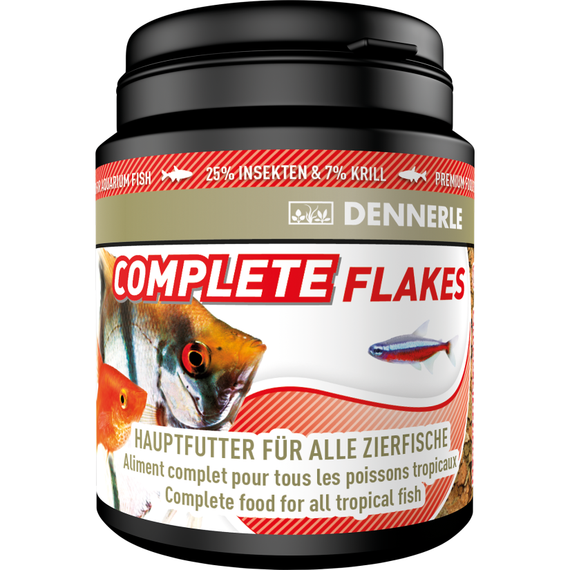 DENNERLE - Complete Flackes - 200ml - Aliment complet pour poissons