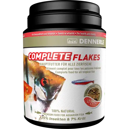 DENNERLE - Complete Flackes - 1000ml - Aliment complet pour poissons