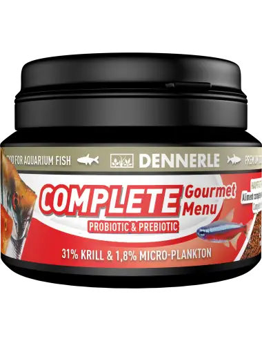 DENNERLE - Complete Groumet Menu - 100ml - Alimento completo granulado para peces