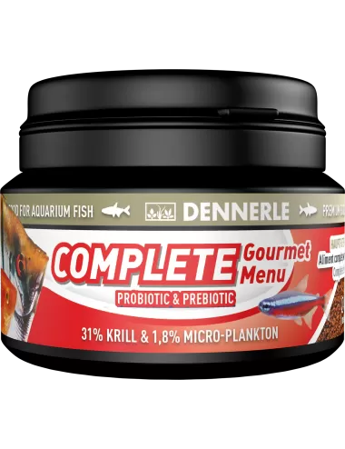 DENNERLE - Complete Groumet Menu - 100ml - Complete granulated food for fish