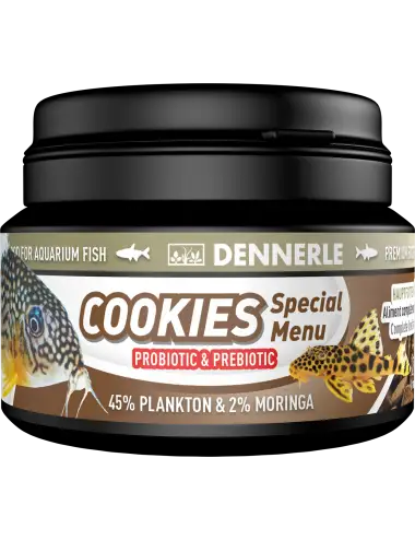 DENNERLE - Coockies Special Menu - 100ml - Aliment pour poissons de fond