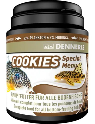 DENNERLE - Coockies Special Menu - 200ml - Aliment pour poissons de fond