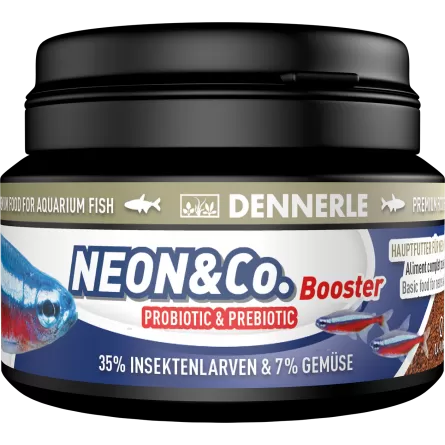 DENNERLE - Neón & CO. Booster - 100ml - Alimento completo para neones y peces pequeños