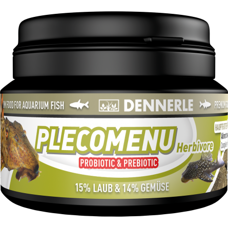 DENNERLE - PlecoMenu Herbivore - 100ml - Complete food for catfish