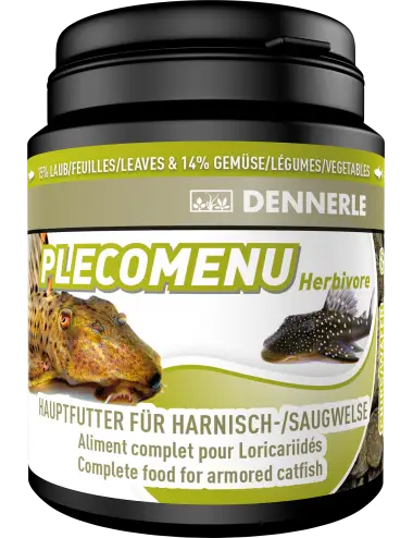 DENNERLE - PlecoMenu Herbivore - 200ml - Compleet voer voor meervallen