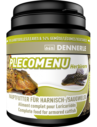 DENNERLE - PlecoMenu Herbivore - 200ml - Popolna hrana za soma