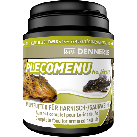 DENNERLE - PlecoMenu Herbivore - 200ml - Alimento completo per pesce gatto DENNERLE - PlecoMenu Herbivore - 200ml - Alimento completo per pesce gatto