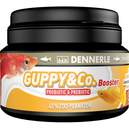 DENNERLE - Booster Guppy & CO. - 100ml - Alimento completo para guppies DENNERLE - Booster Guppy & CO. - 100ml - Alimento completo para guppies