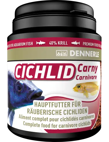 DENNERLE - Cichlid Carny - 200ml - Popolna hrana za mesojede ciklide