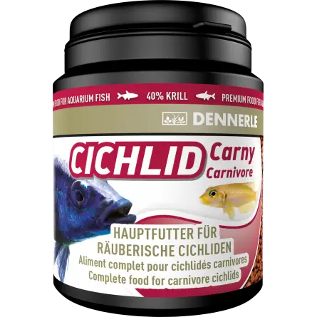 DENNERLE - Cichlid Carny - 200ml - Aliment complet pour cichlidés carnivores