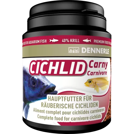 DENNERLE - Cichlid Carny - 200ml - Alimento completo para cíclidos carnívoros