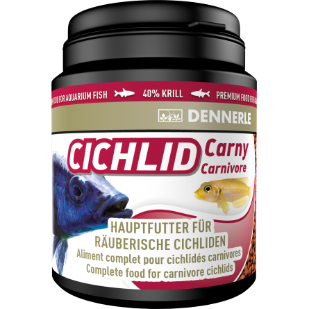 DENNERLE - Cichlid Carny - 200ml - Alimento completo per ciclidi carnivori DENNERLE - Cichlid Carny - 200ml - Alimento completo per ciclidi carnivori