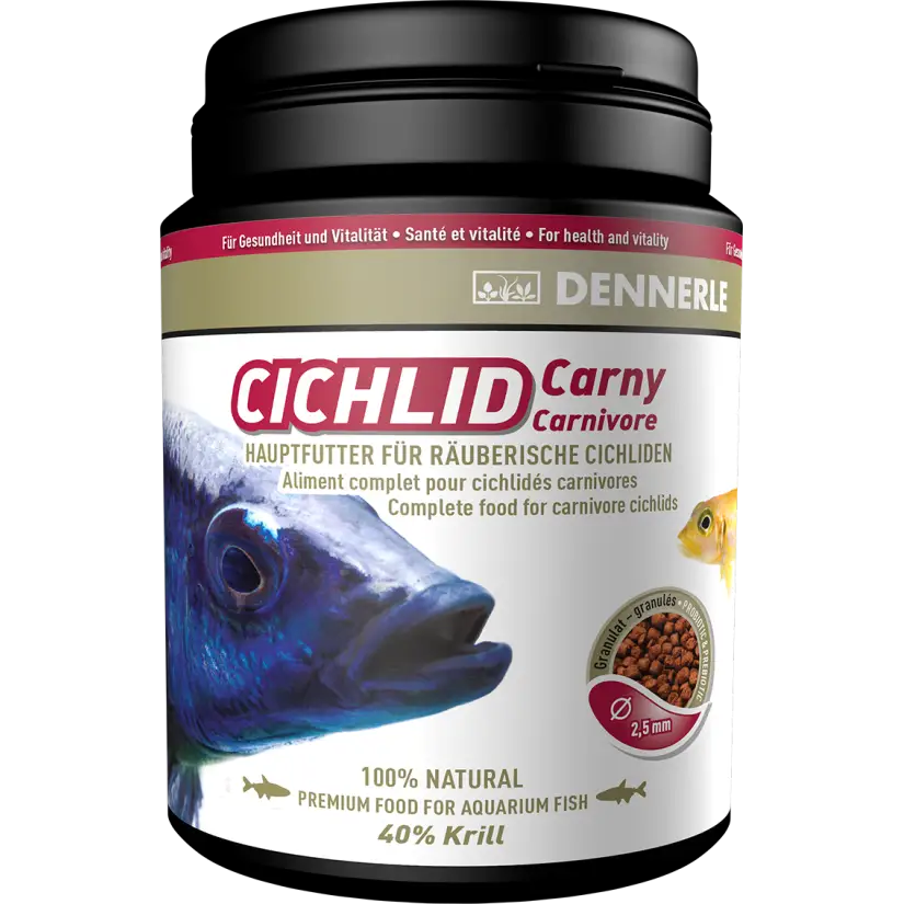 DENNERLE - Cichlid Carny - 1000ml - Aliment complet pour cichlidés carnivores