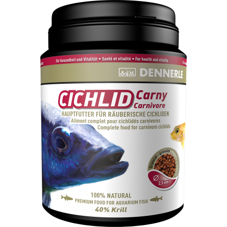 DENNERLE - Cichlid Carny - 1000ml - Aliment complet pour cichlidés carnivores