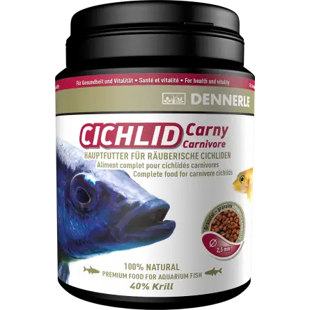 DENNERLE - Cichlid Carny - 1000ml - Aliment complet pour cichlidés carnivores