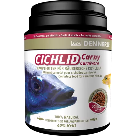 DENNERLE - Cichlid Carny - 1000ml - Complete food for carnivorous cichlids