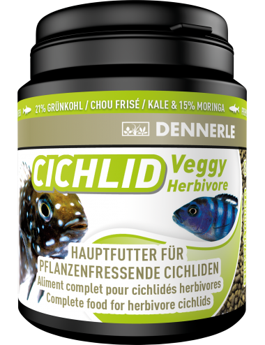 DENNERLE - Cichlid Veggy - 200ml - Complete food for carnivorous cichlids