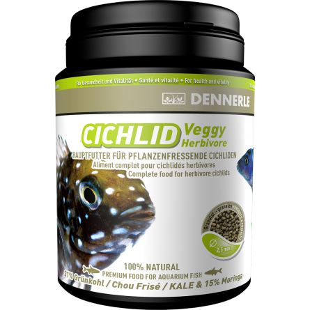 DENNERLE - Cichlid Veggy - 1000ml - Complete food for carnivorous cichlids DENNERLE - Cichlid Veggy - 1000ml - Complete food for carnivorous cichlids