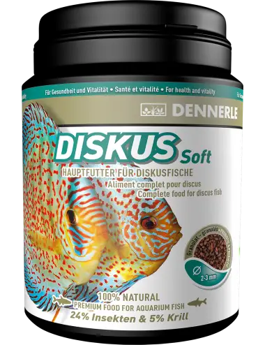 DENNERLE - Diskus Soft - 1000 ml - Popolna hrana za diskuse