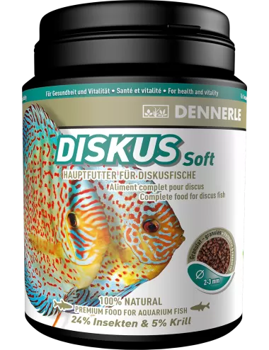 DENNERLE - Diskus Soft - 1000ml - Aliment complet pour Discus