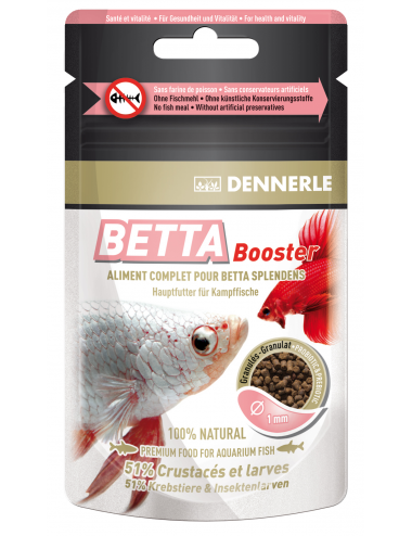 DENNERLE - Betta Booster - 30ml - Complete food for Bettas