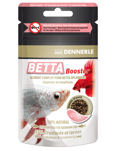 DENNERLE - Betta Booster - 30 ml - Popolna hrana za Betta