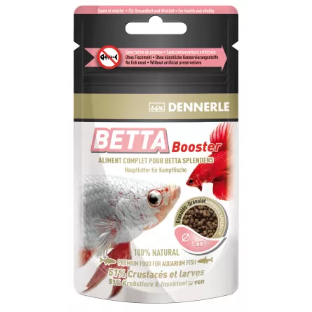 DENNERLE - Betta Booster - 30ml - Alimento completo per Betta