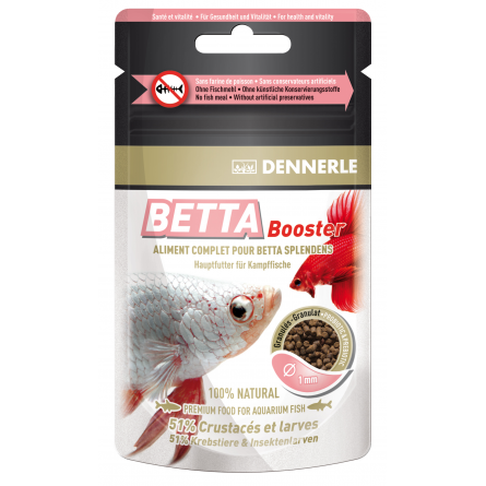 DENNERLE - Betta Booster - 30 ml - Popolna hrana za Betta