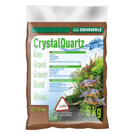 DENNERLE - Kristalkwarts - 5kg - Donkerbruin kwartsgrind (1 tot 2 mm) DENNERLE - Kristalkwarts - 5kg - Donkerbruin kwartsgrind (1 tot 2 mm)