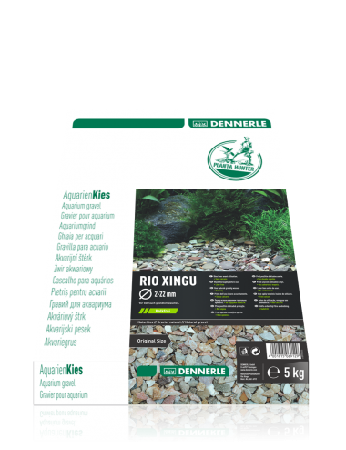 DENNERLE - Plantahunter Kies Rio Xingu - 5kg (2- 22mm) - Witte rivierkiezels