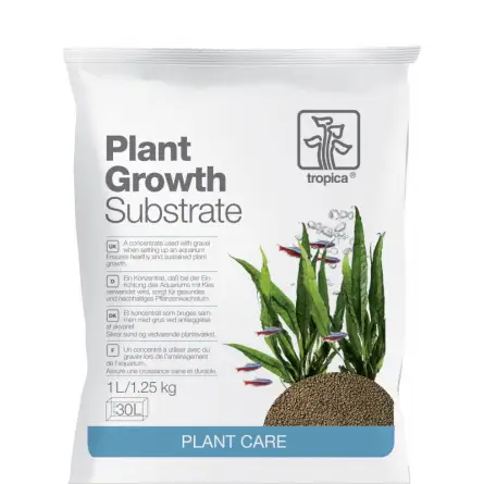 TROPICA - Substrato per la crescita delle piante - 1l - Terreno nutriente per acquari con piante TROPICA - Substrato per la crescita delle piante - 1l - Terreno nutriente per acquari con piante