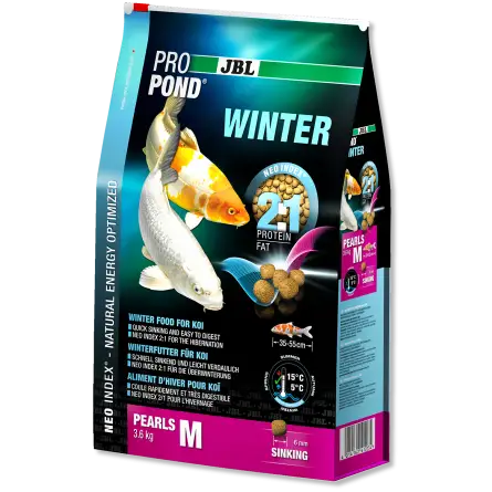 JBL - ProPond Winter M - 6l - Mangime invernale per koi di taglia media JBL - ProPond Winter M - 6l - Mangime invernale per koi di taglia media