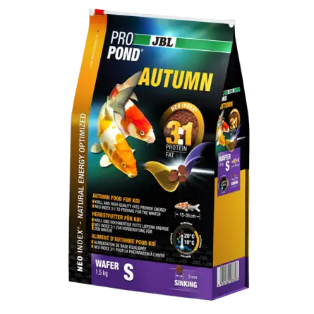 JBL - ProPond Autumn S - 3l - Herfstvoer voor kleine koi JBL - ProPond Autumn S - 3l - Herfstvoer voor kleine koi
