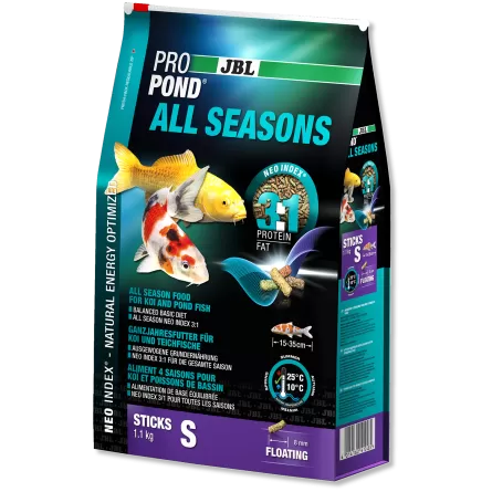 JBL - ProPond All Seasons S - 6l - All season food for small koi