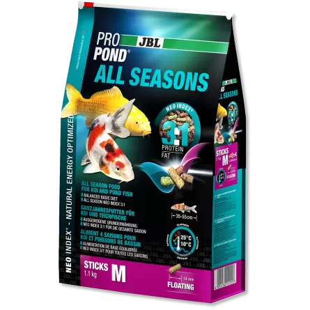 JBL - ProPond All Seasons M - 6l - All season food for medium-sized koi
