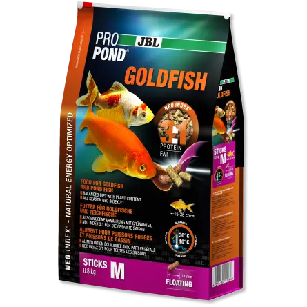 JBL - ProPond Goldfish M - 6l - Aliment pour poissons rouges moyens ou grands JBL - ProPond Goldfish M - 6l - Aliment pour poissons rouges moyens ou grands