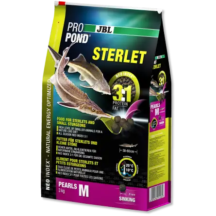 JBL - ProPond Sterlet M - 6l - Popolna hrana za male jesetra JBL - ProPond Sterlet M - 6l - Popolna hrana za male jesetra