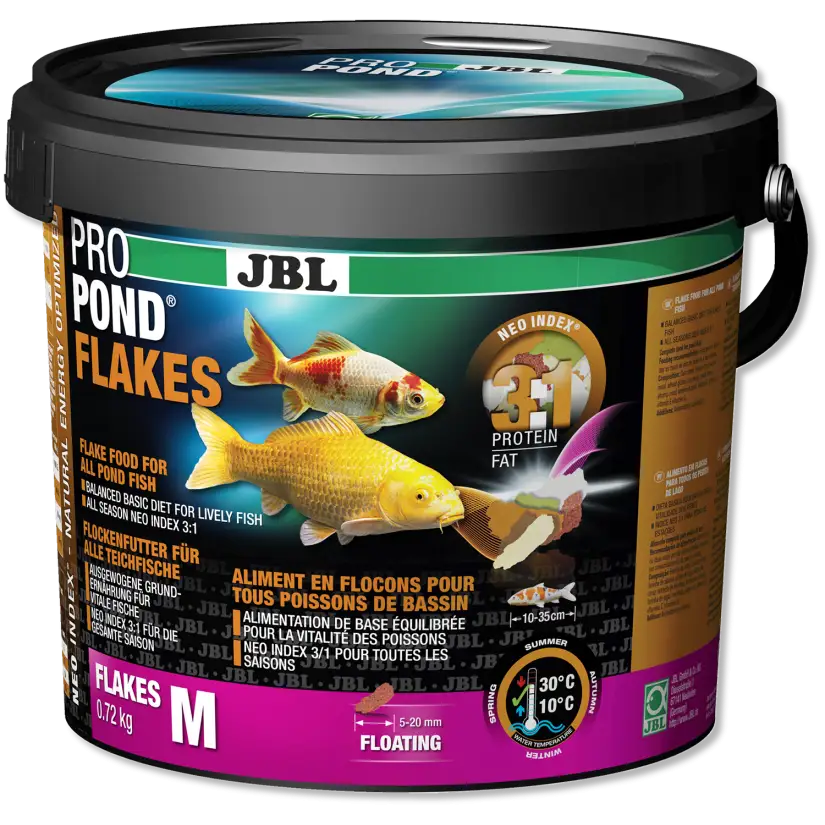 JBL - ProPond Flakes - 5,5l - Flockenfutter für alle Teichfische