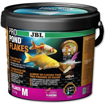 JBL - ProPond Flakes - 5.5l - Alimento en escamas para todos los peces de estanque