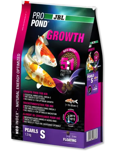 JBL - ProPond Growth S - 3l - Alimento de crecimiento para kois pequeños