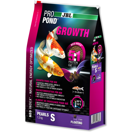 JBL - ProPond Growth S - 3l - Alimento de crescimento especial para pequenas koi JBL - ProPond Growth S - 3l - Alimento de crescimento especial para pequenas koi