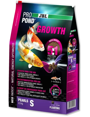 JBL - ProPond Growth S - 6l - Spezielles Wachstumsfutter für kleine Koi
