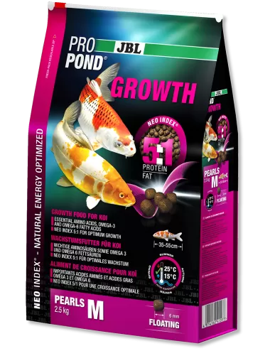 JBL - ProPond Growth M - 6l - Aliment spécial croissance pour koïs de taille moyenne