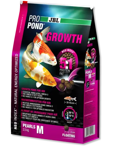 JBL - ProPond Growth M - 6l - Alimento de crecimiento para kois medianos