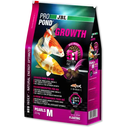 JBL - ProPond Growth M - 6l - Aliment spécial croissance pour koïs de taille moyenne